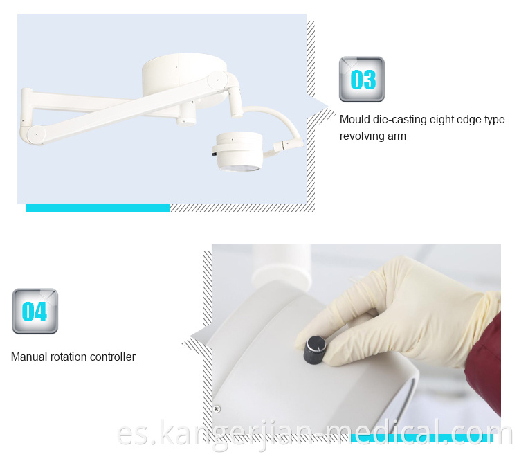 Lámpara de examen de examen de examen de luz de luz fría